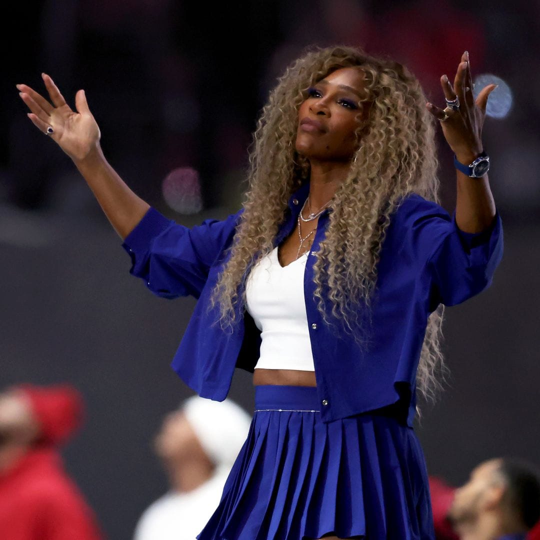 Alexis Ohanian, esposo de Serena Williams, reacciona al baile de la extenista en el Super Bowl LIX