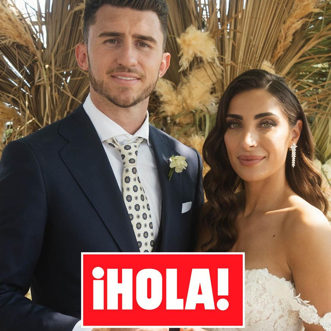 Aymeric Laporte y Sara Botello se dan el ‘sí, quiero’ en una boda de ensueño: el vestido de la novia y el espectacular castillo de la ceremonia