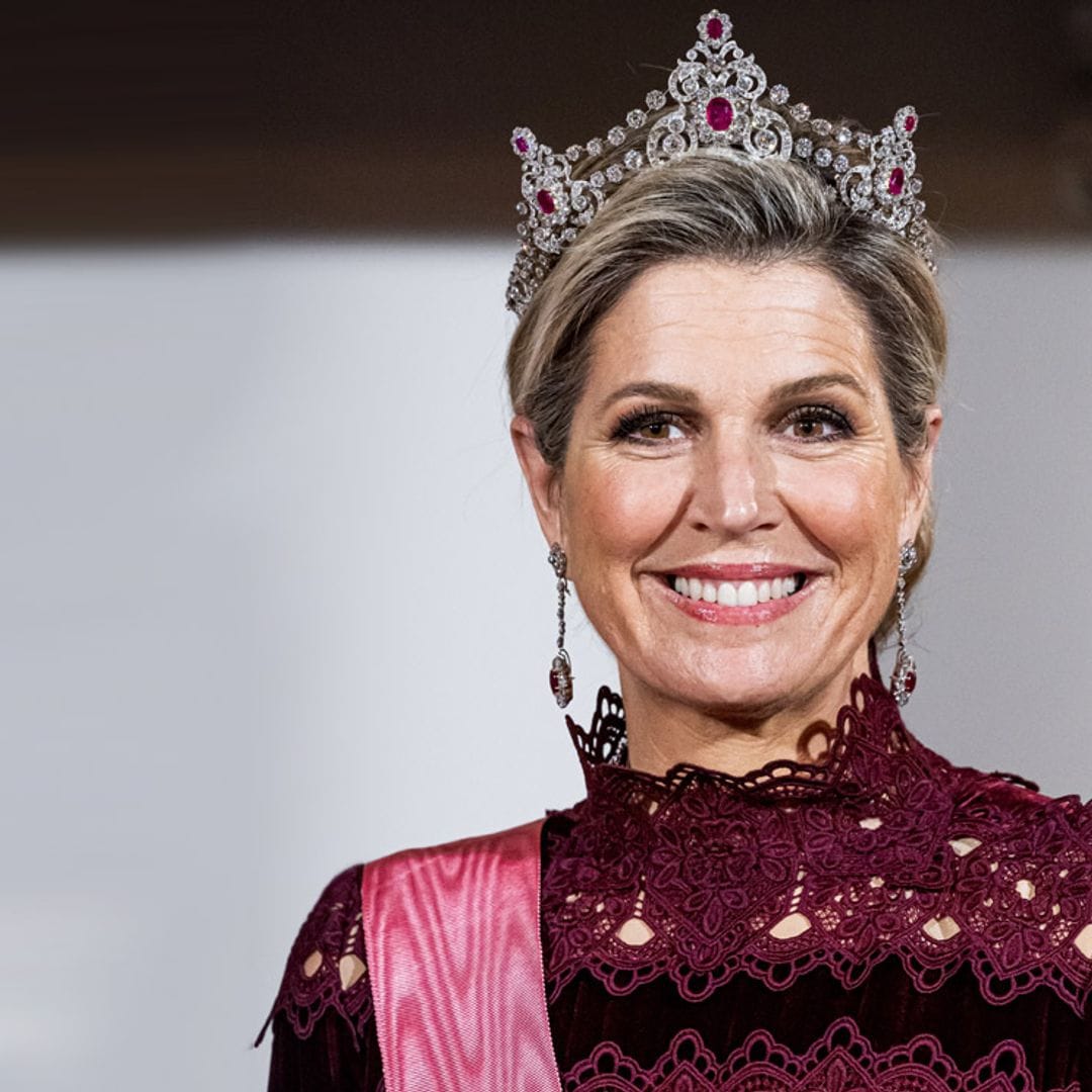 Las curiosidades de la última imagen con tiara de Máxima de Países Bajos