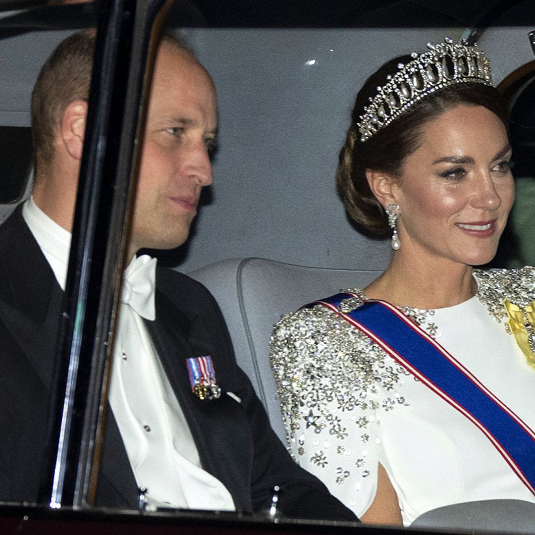 La historia de las tiaras de la reina Camilla y la princesa de Gales en la primera cena de gala del reinado de Carlos III