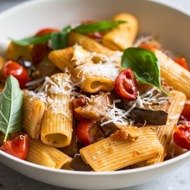 rigatoni plato adob