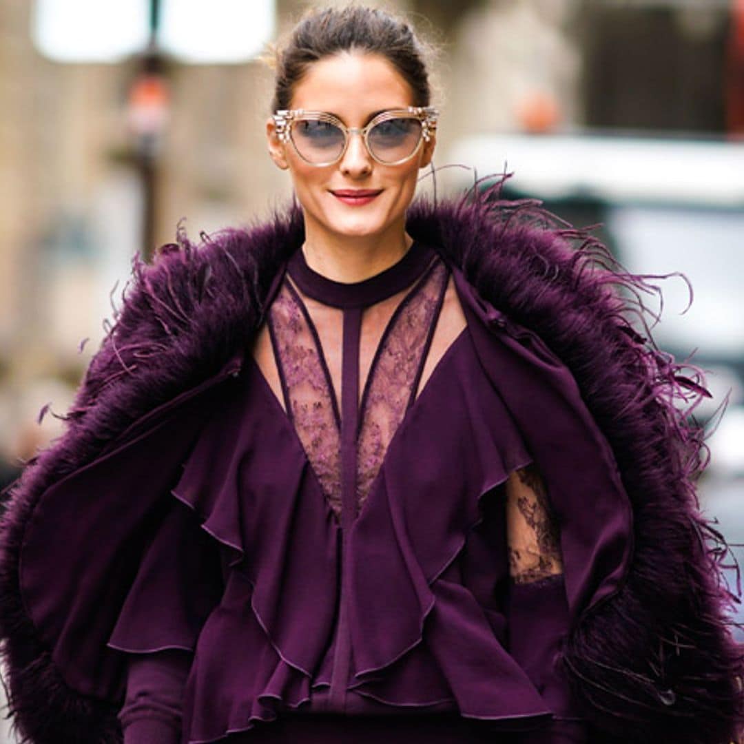 Dame pelo ('faux') en invierno y en primavera… ¡plumas! Firmado: Olivia Palermo