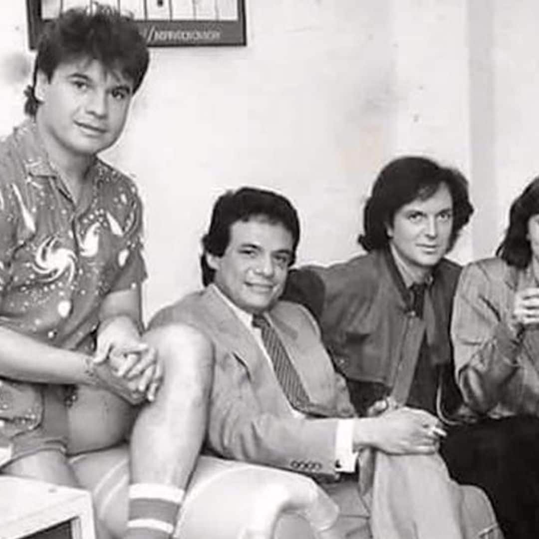 El día que Rocío Dúrcal, José José, Camilo Sesto y Juan Gabriel se tomaron la foto que ha llamado tanto la atención