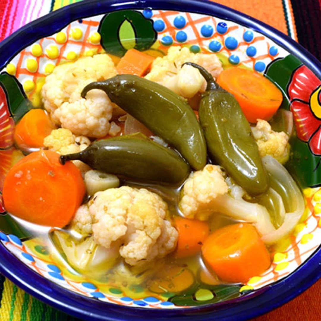 Verduras en escabeche