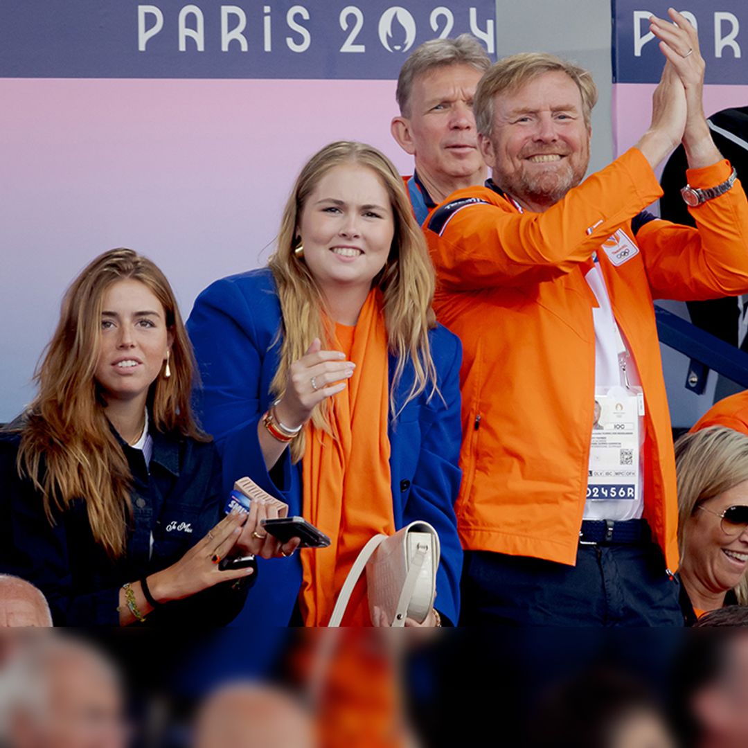 Las princesas Amalia y Alexia de Holanda vibran con los primeros triunfos de sus deportistas en París