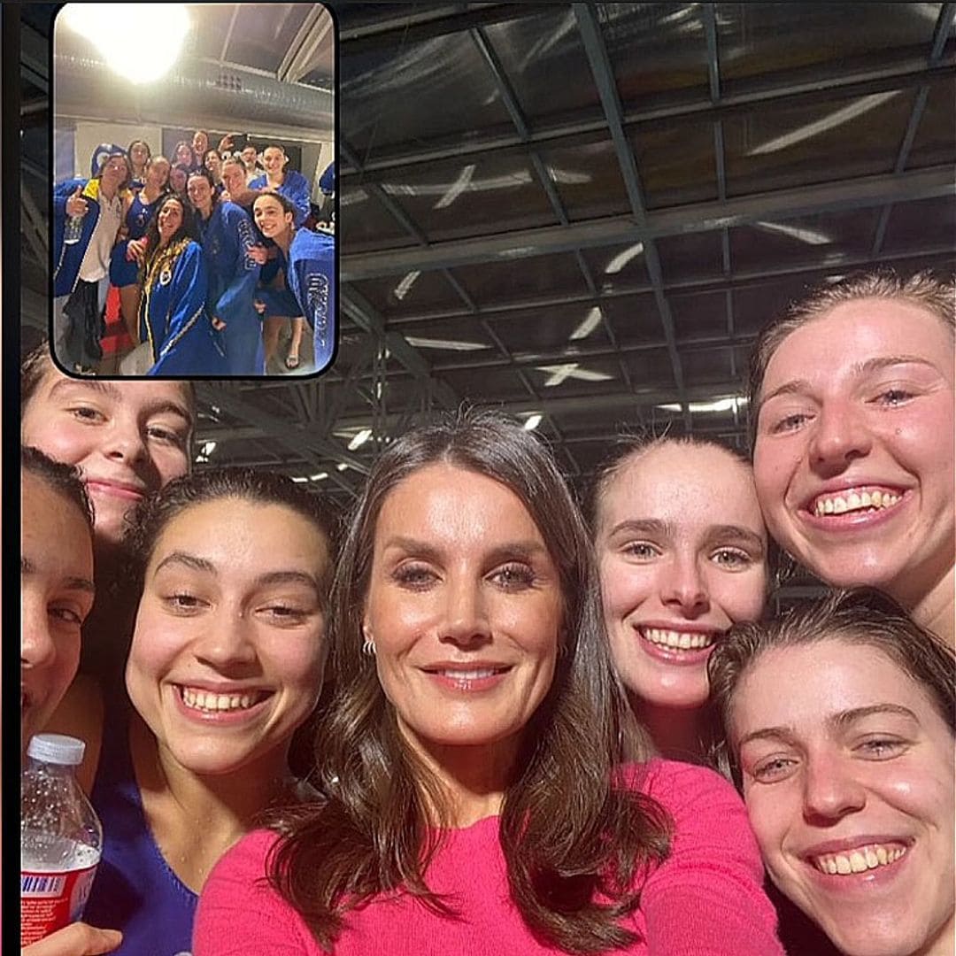 El momento viral de la reina Letizia con las jugadoras de waterpolo que le une con la Generación Z