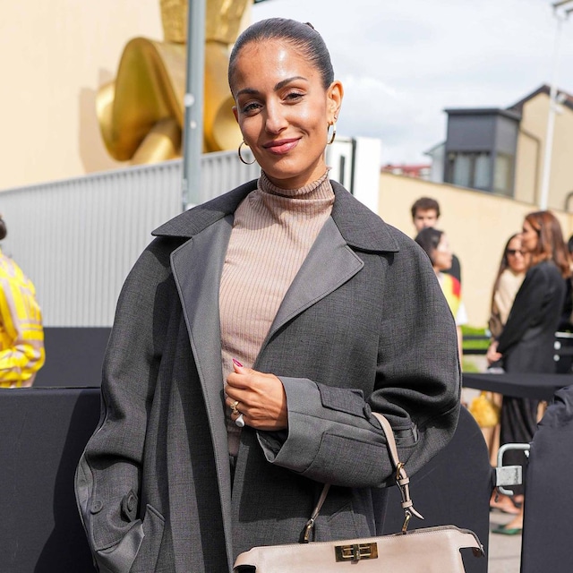 HIBA ABOK AISTE AL DESFILE DE FENDI EN MILAN