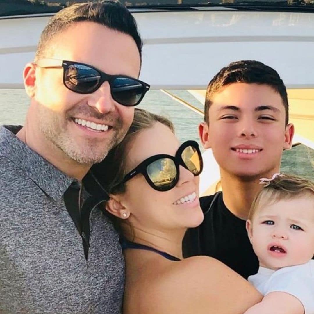 Así es la tierna relación de Cristian y Luna, los dos guapos hijos de Ximena Duque