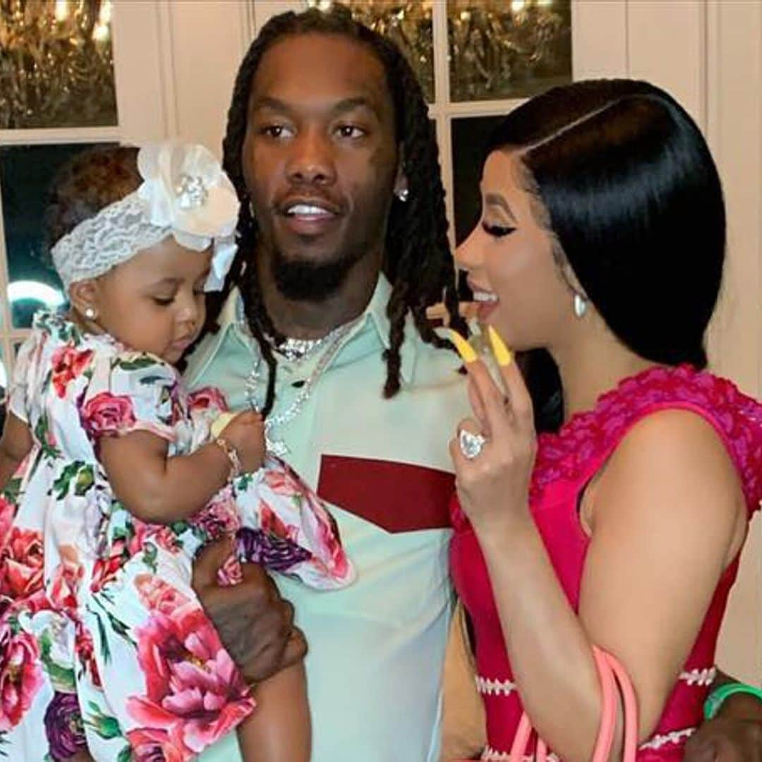 Cardi B y Offset consienten a su hija de tres años con un collar de diamantes y un reloj de miles de dólares