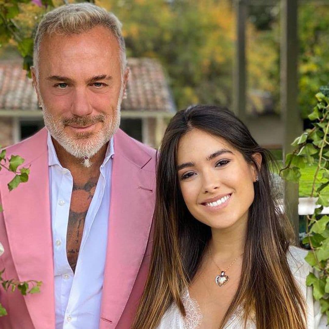 Gianluca Vacchi dio la bienvenida a casa a su hija ¡y Sharon Fonseca no contuvo las lágrimas!