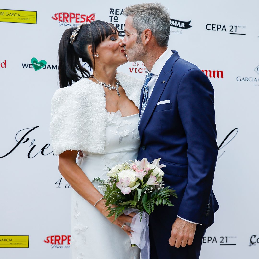 Irene Villa y David Serrato en su segunda boda en el Mirador de Cuatro Vientos a 04 de Octubre de 2024 en Madrid