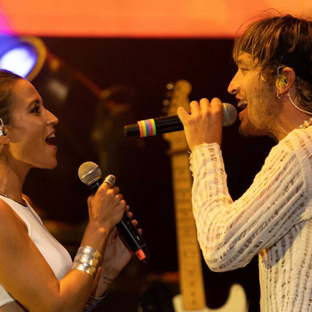 El entrañable momento de Ana Fernández cantando con Adrián Roma este romántico tema