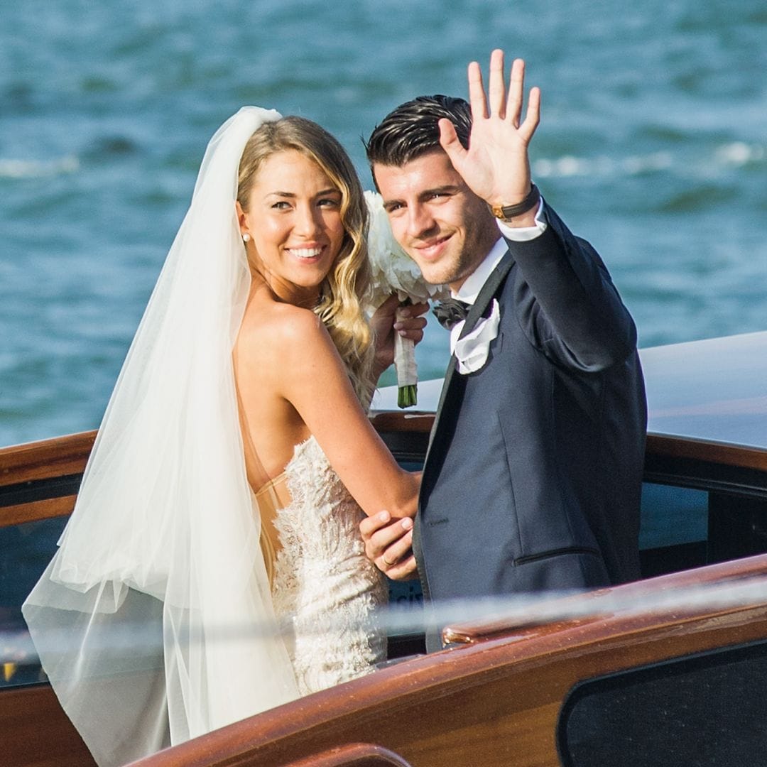 La historia de amor de Alice y Morata: un flechazo por redes, una boda de ensueño y seis mudanzas