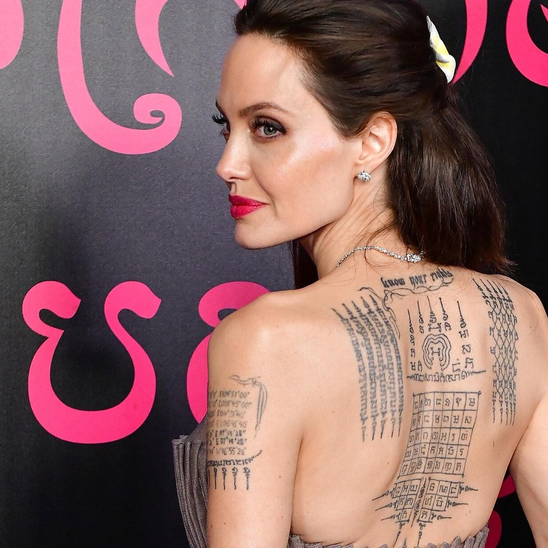 Cada tatuaje tiene un significado, descubre los de Angelina Jolie