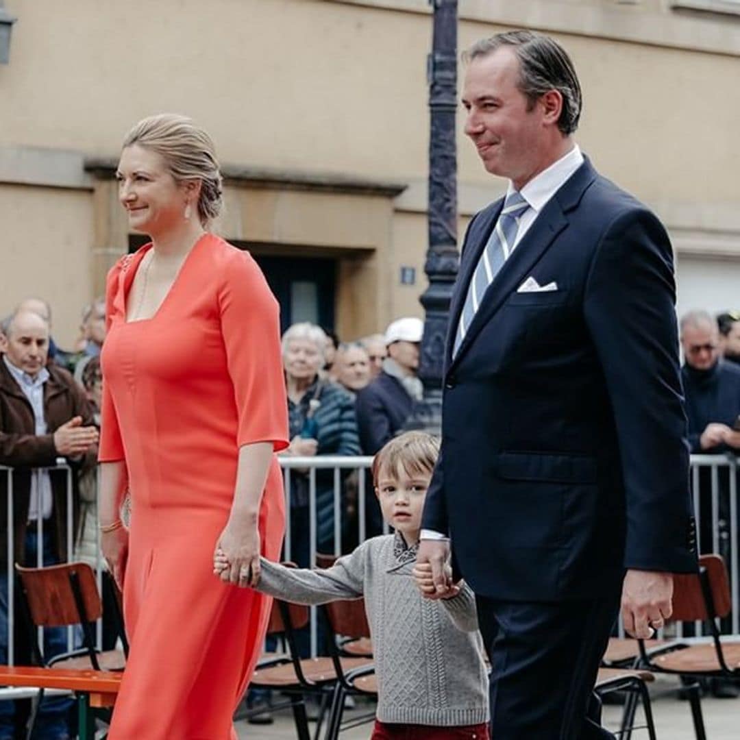 Los pequeños Charles y François de Luxemburgo, protagonistas en la gran fiesta de la Octava, ¡qué mayores!