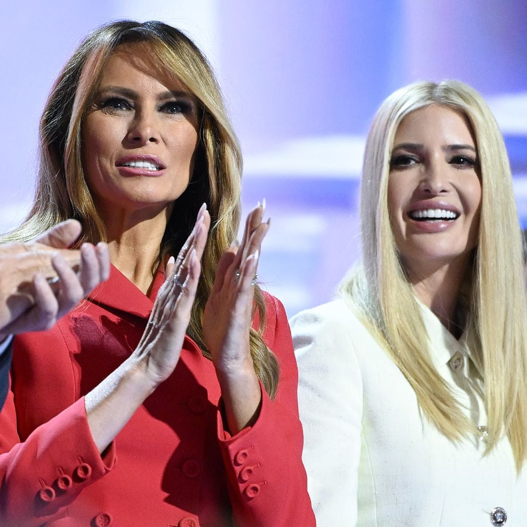 En impecables atuendos, Melania e Ivanka Trump unen fuerzas en apoyo de Donald Trump