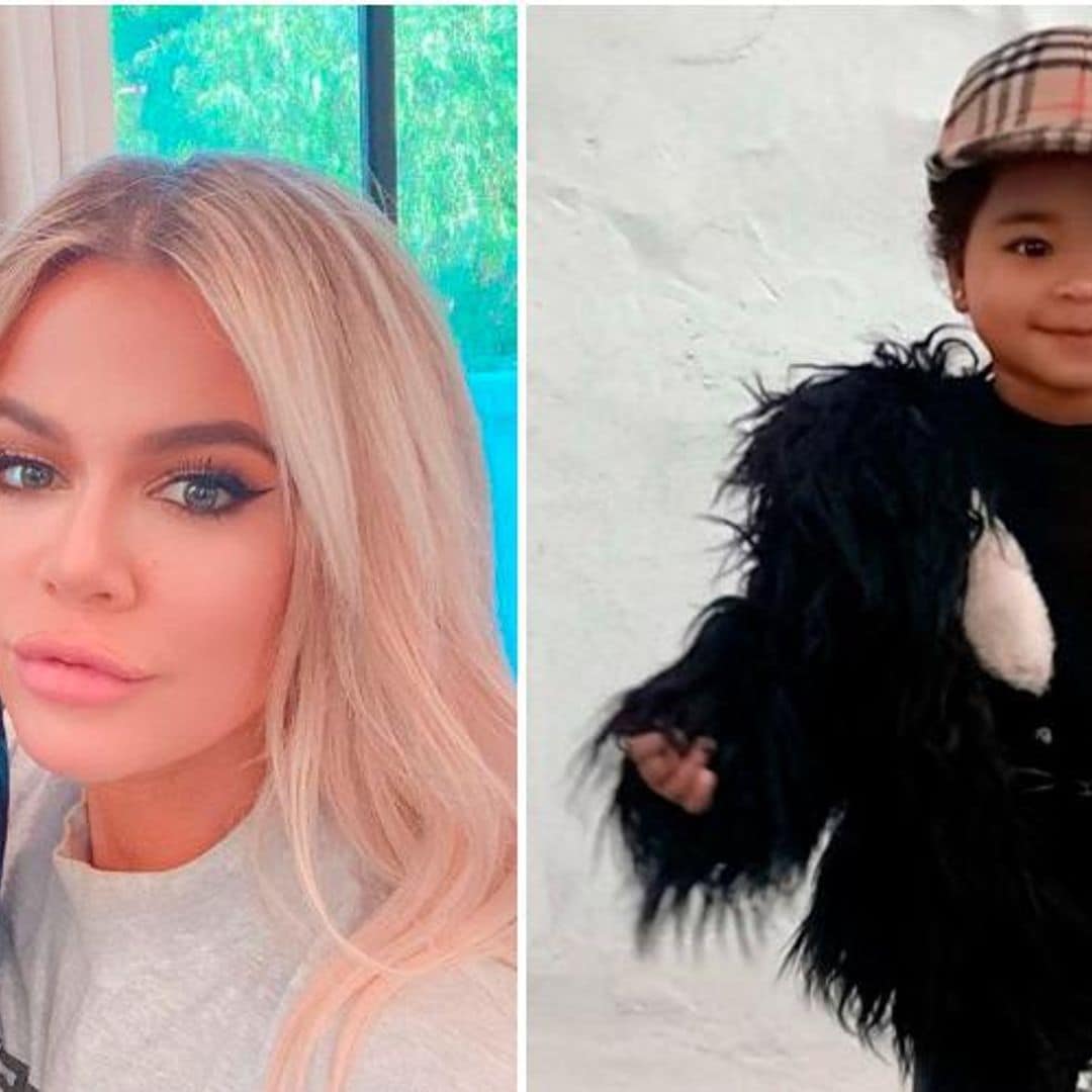 El estiloso look de otoño de True, la hija de Khloé Kardashian