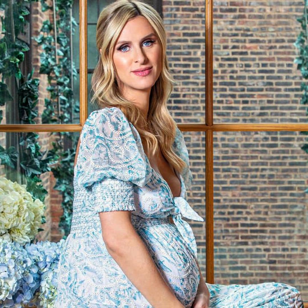 Nicky Hilton posa con sus dos hijas y a punto de dar a luz a su primer niño