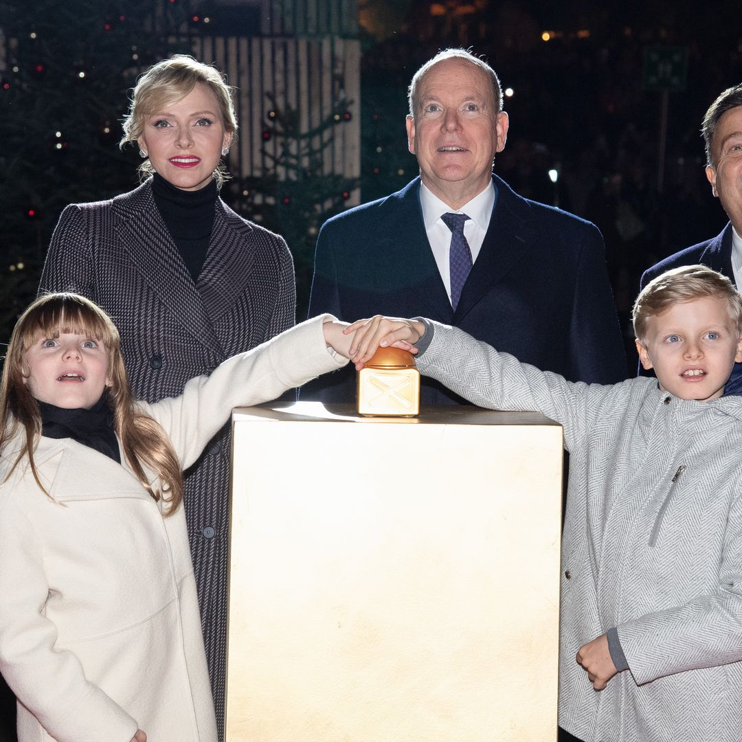 Jacques y Gabriella, los simpáticos protagonistas del encendido navideño en Mónaco