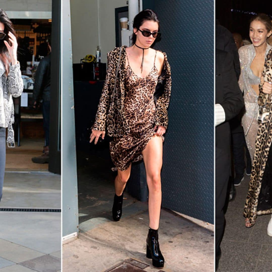 Guía de estilo: Cómo convertirse en la reina del 'animal print', por Kendall Jenner