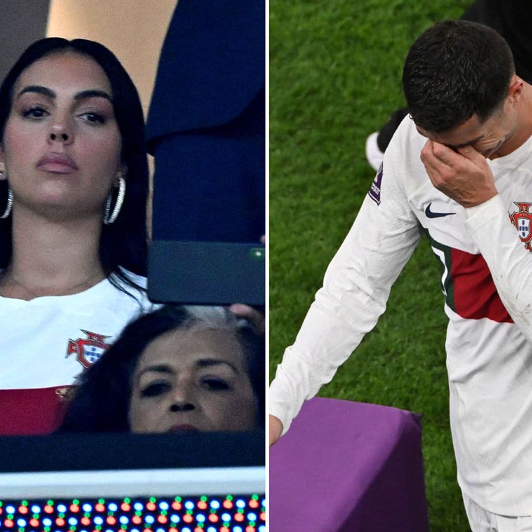 El gran enfado de Georgina y las lágrimas de Cristiano tras la eliminación de Portugal en el Mundial de Qatar