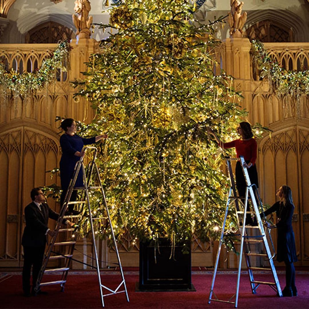 ¡La Reina Isabel da la bienvenida a la navidad! Mira la decoración del Castillo de Windsor