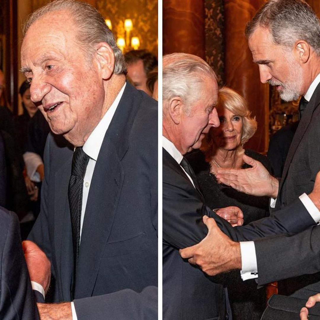 Las imágenes más esperadas del reencuentro entre Reyes: Felipe VI, Juan Carlos I y Carlos