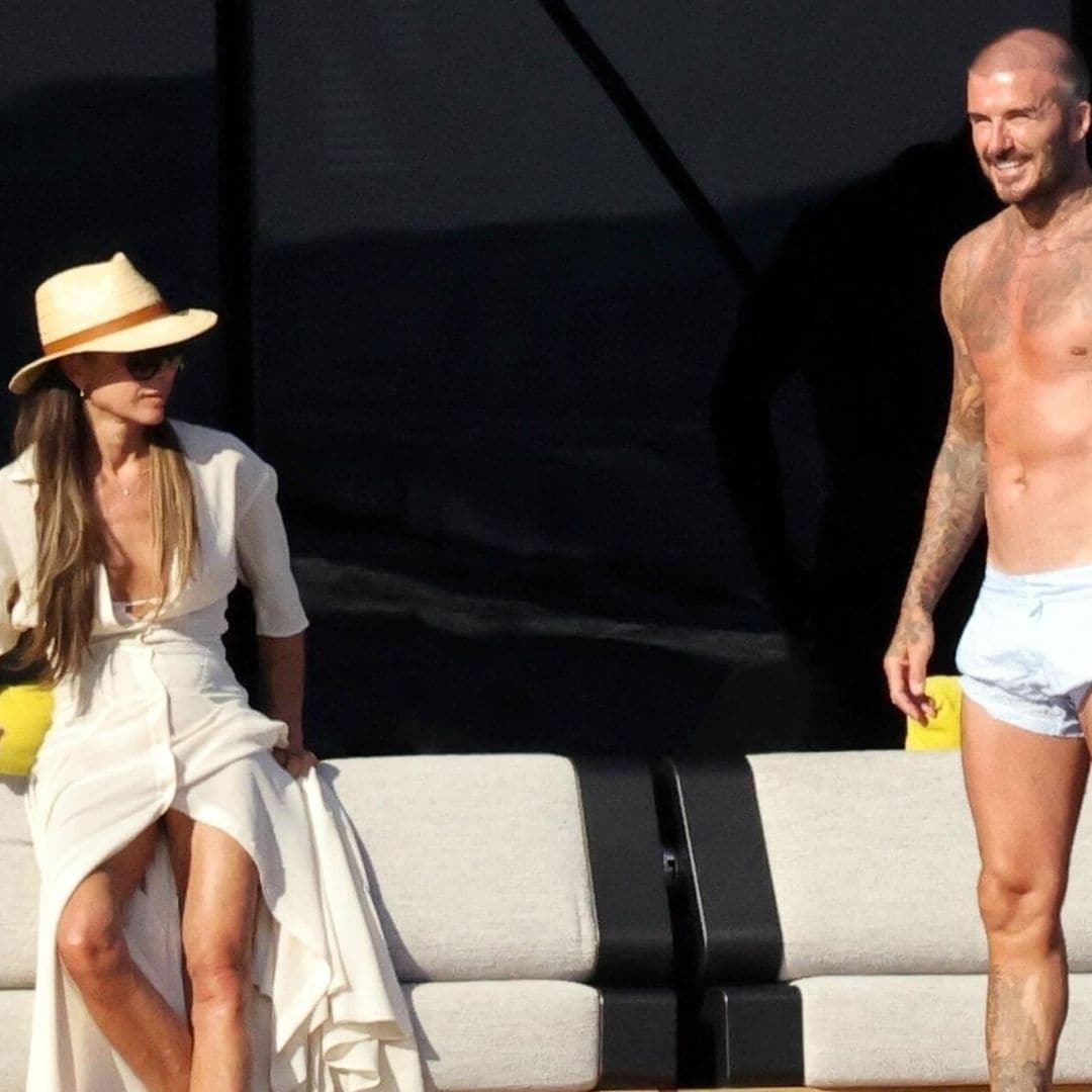 David Beckham presume cuerpazo en sus vacaciones familiares en Capri