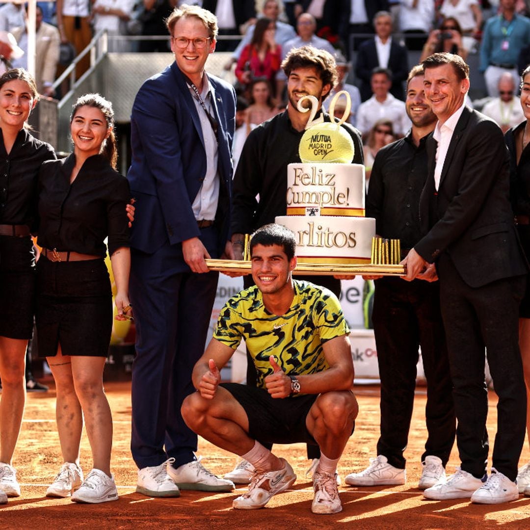 ¡Felicidades por partida doble! Carlos Alcaraz celebra su cumpleaños como finalista del Mutua Madrid Open