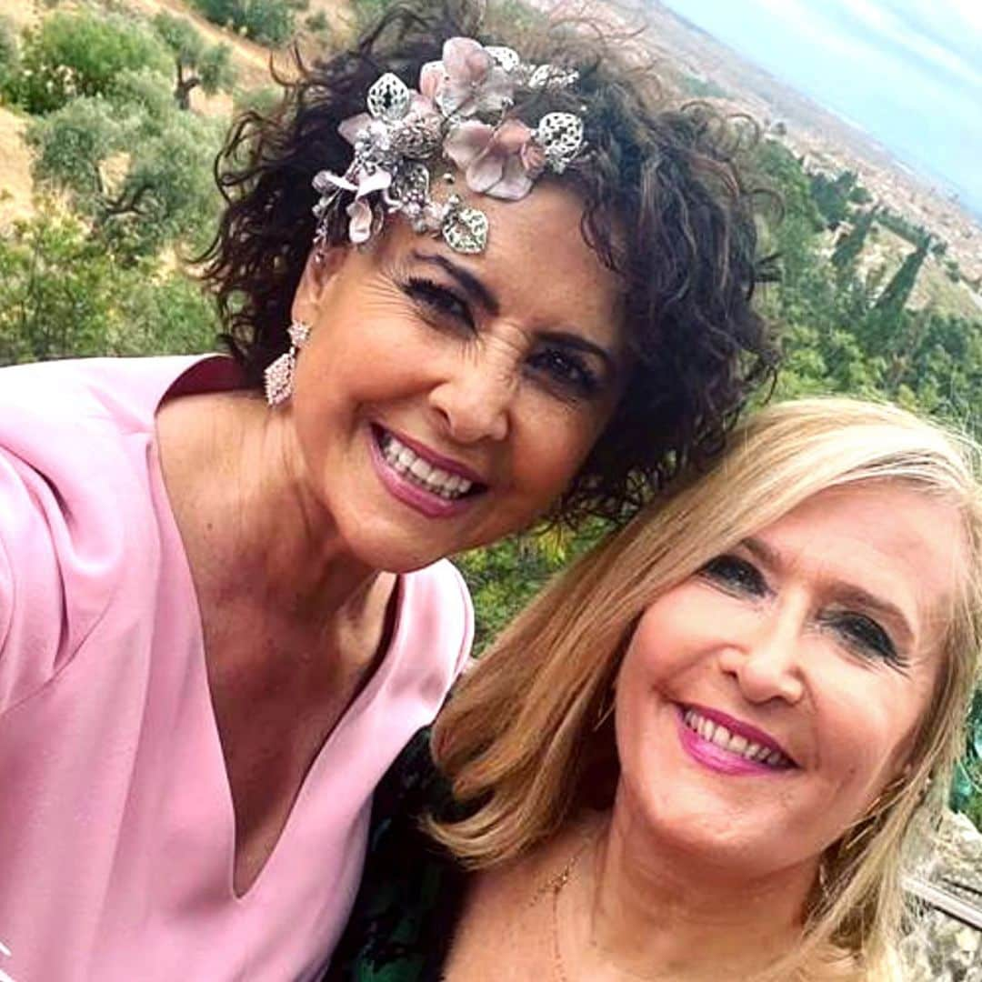 Nieves Herrero e Irma Soriano se van de boda: así ha sido el reencuentro de las dos 'chicas Hermida'