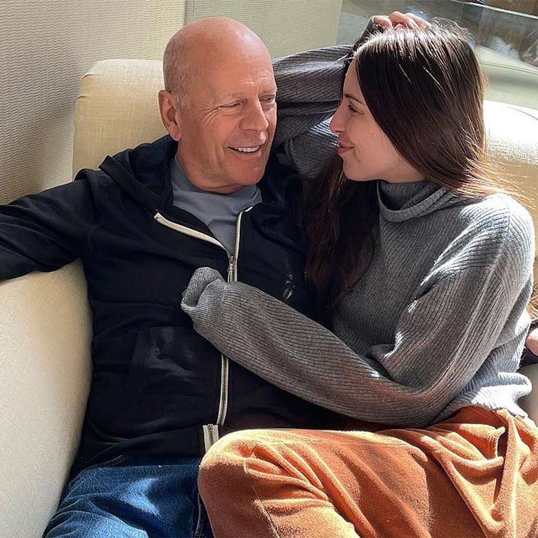 Scout agradece con estas dos fotos de Bruce Willis el cariño recibido tras anunciar la enfermedad de su padre