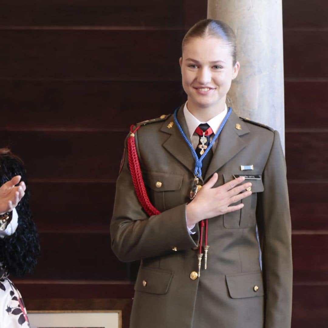 La princesa Leonor, muy emocionada por el homenaje recibido en Zaragoza: 'Me siento una maña más'