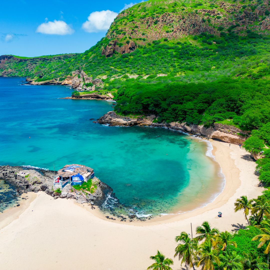 Playas de Cabo Verde y paisajes en la isla de Santiago