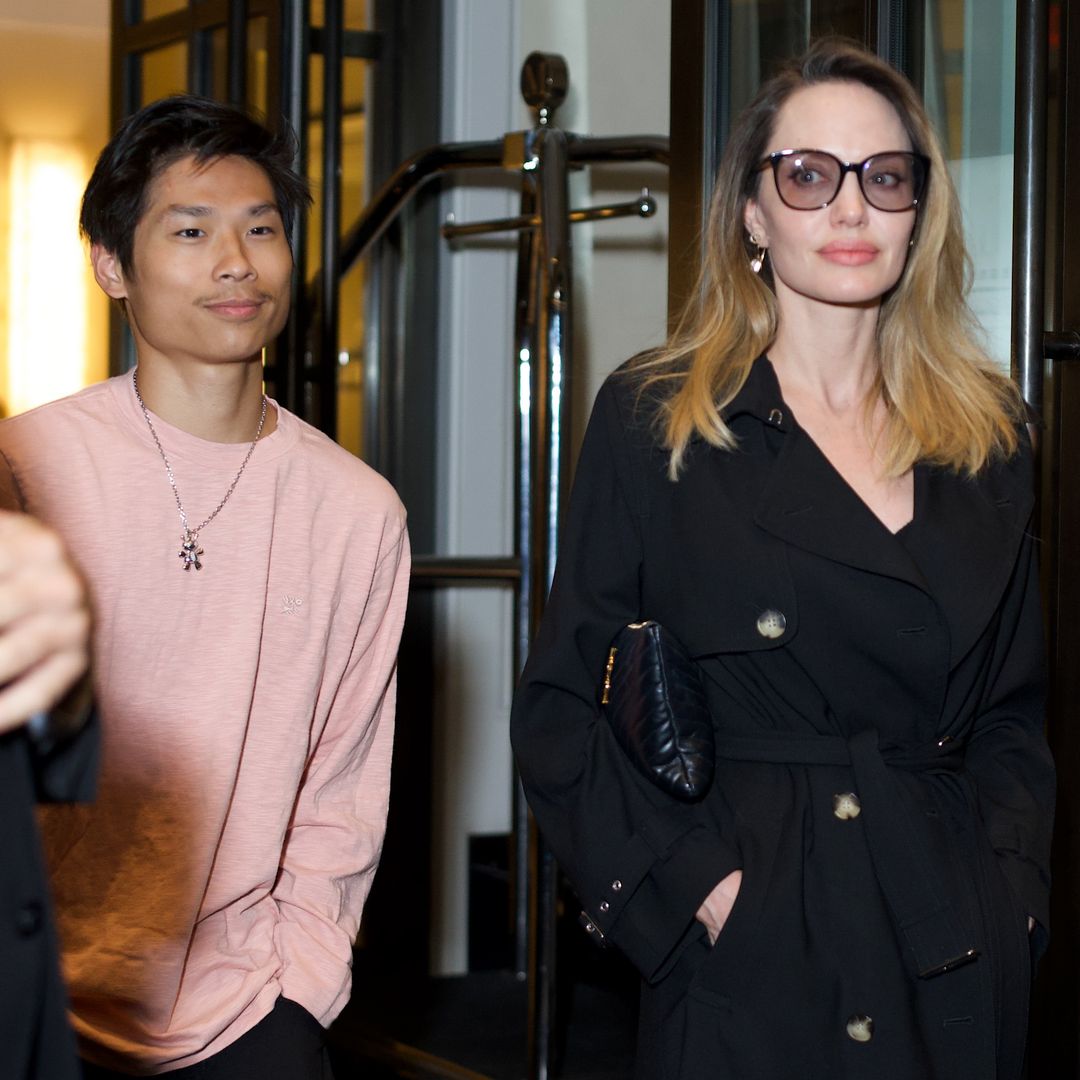 Angelina Jolie y su hijo Pax en Nueva York el 18 de julio de 2023