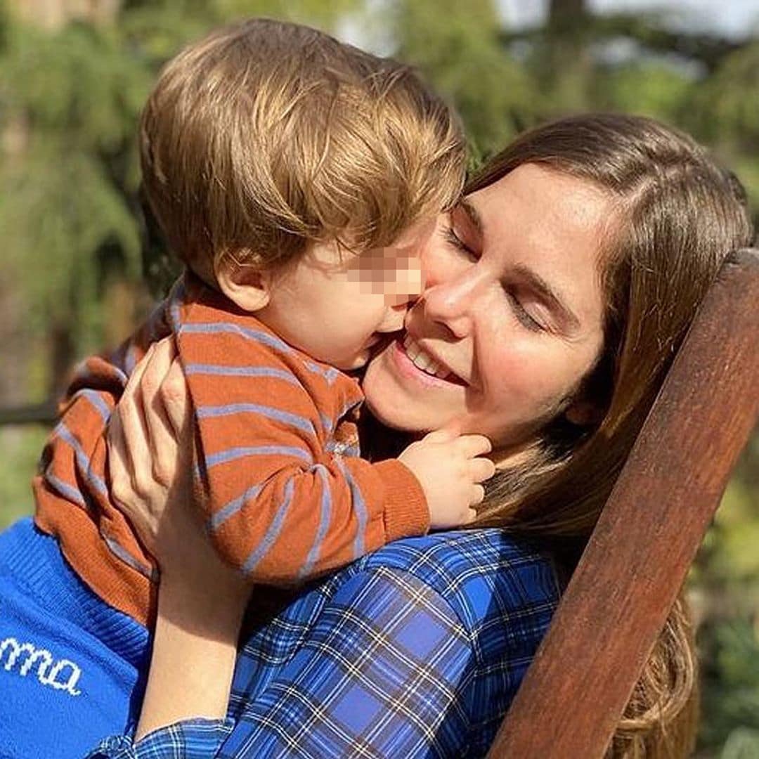 Natalia Sánchez, una mamá orgullosa de los primeros pasos de su hijo (con celebración incluida)