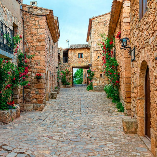 Bonito pueblo medieval de Siurana, en el Priorat, Tarragona