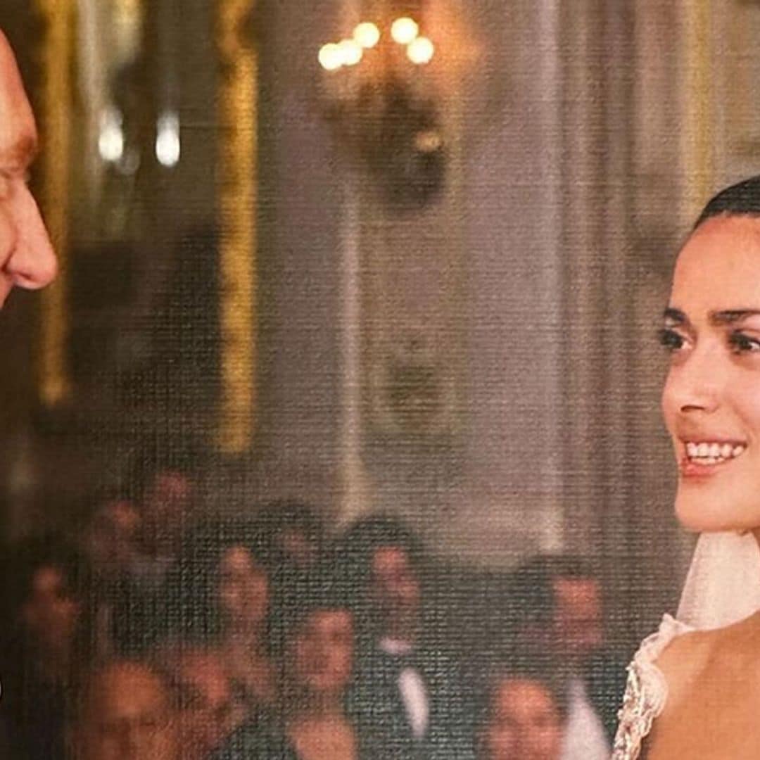 Salma Hayek comparte fotos inéditas de su boda con François Henri-Pinault en su 15 aniversario