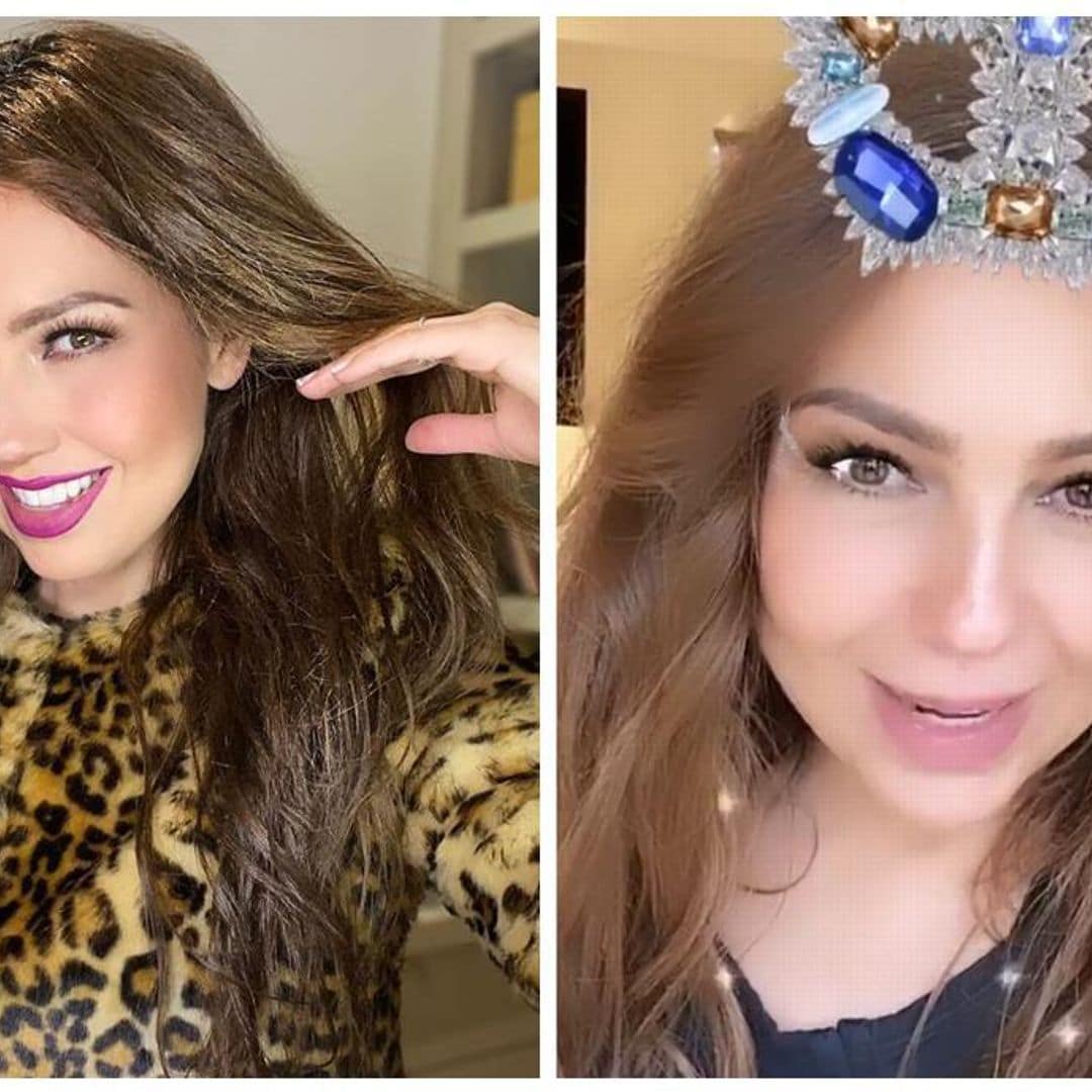 Thalía celebra sus millones de ‘followers’ como toda una reina