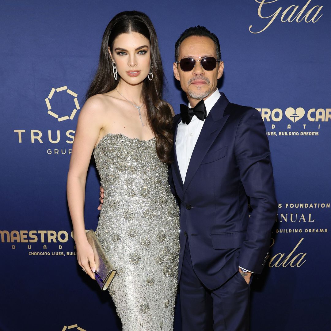 Elegantísimos, Nadia Ferreira y Marc Anthony deslumbran en la 11a. edición de la gala Maestro Cares