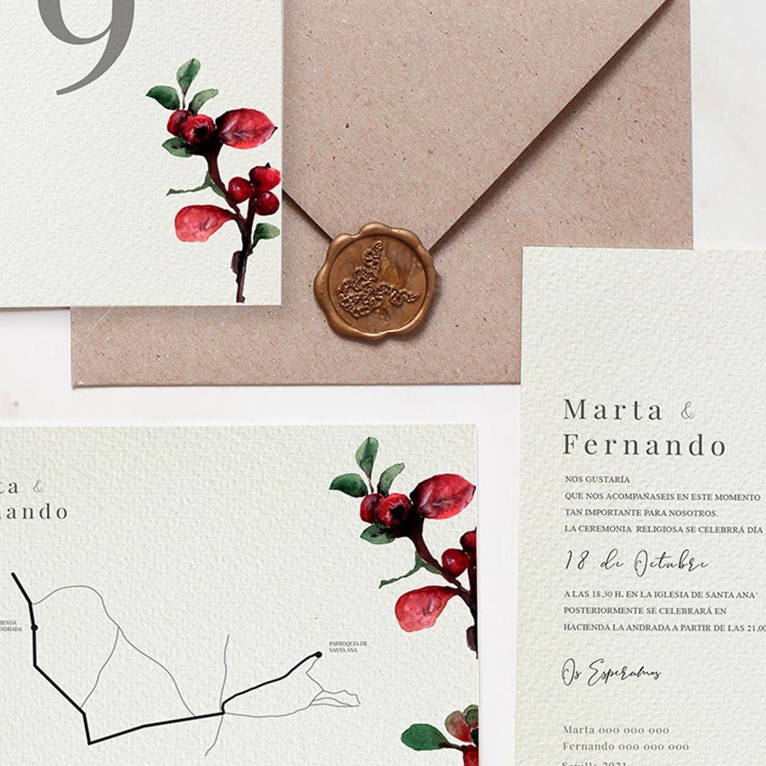 Estas invitaciones de boda son tan bonitas que querrás entregarlas ya