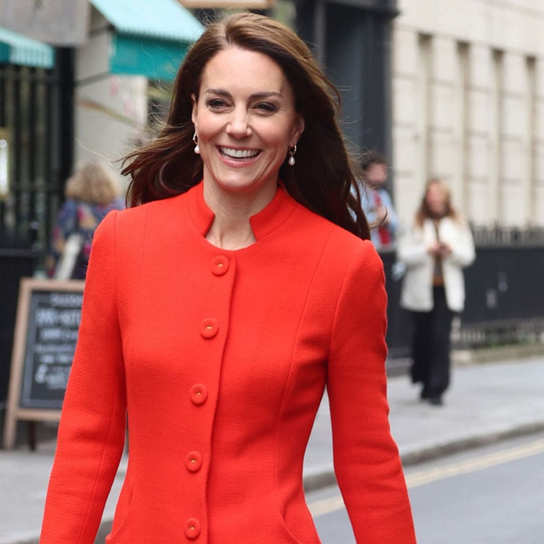 La princesa de Gales reaparece antes de la coronación con un look de lo más patriótico