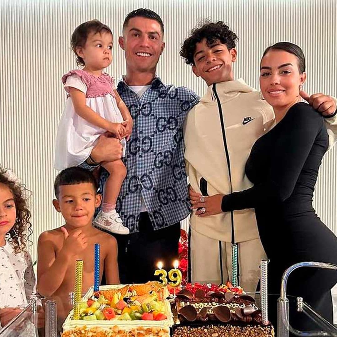 Cristiano Ronaldo celebra su 39 cumpleaños en familia y con una sorpresa de sus hijos