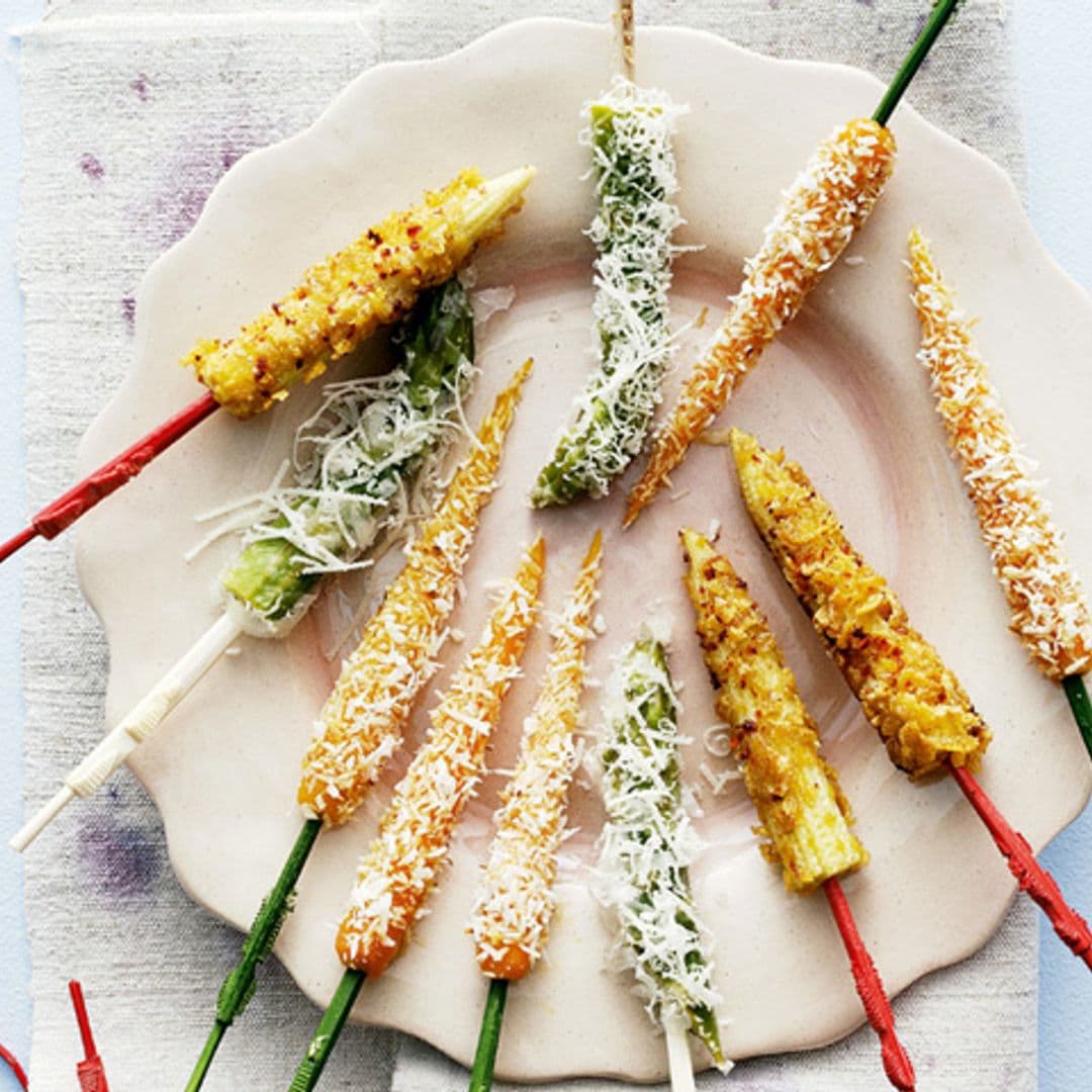 Piruletas de verduras