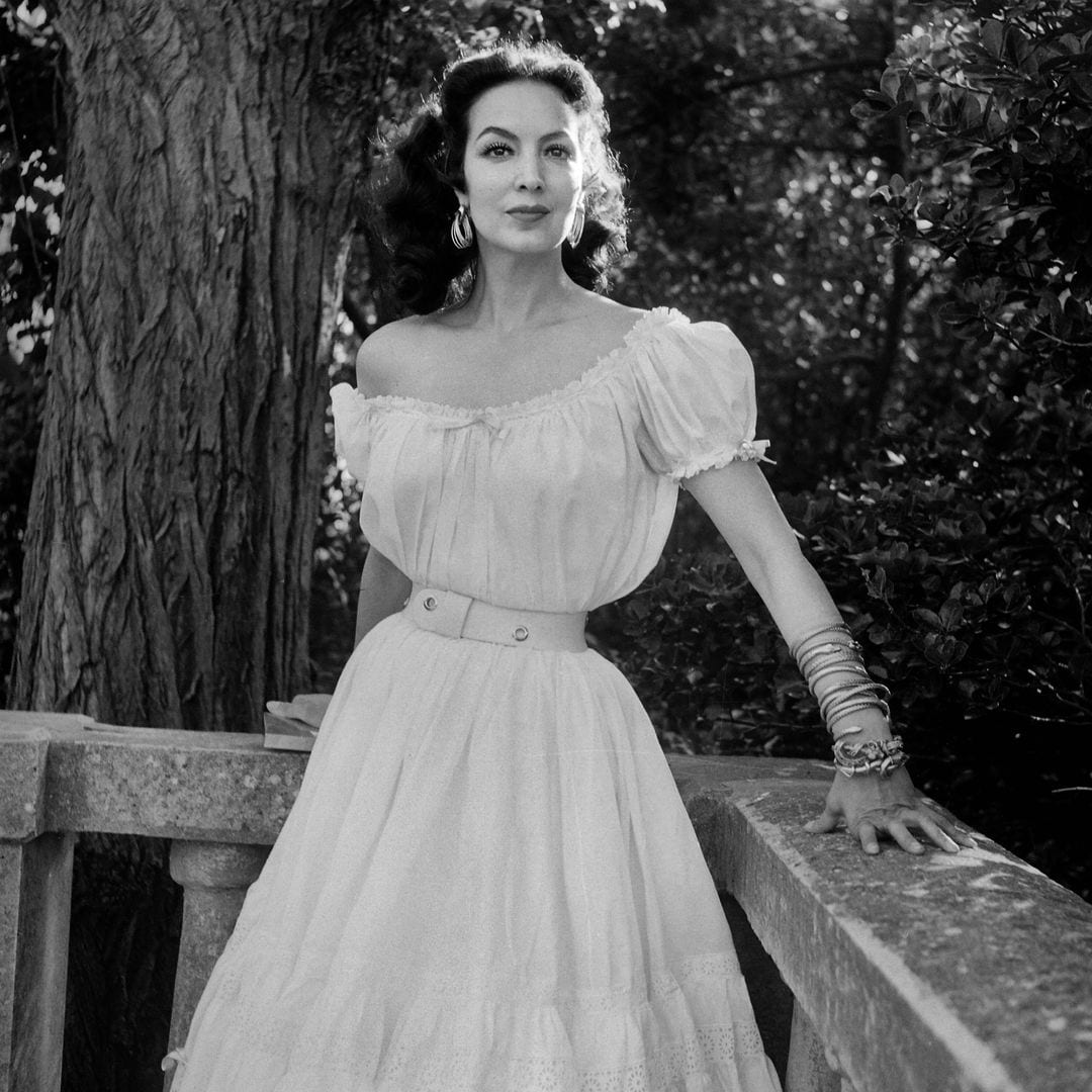 María Félix alrededor del año 1954 en el Festival de Venecia