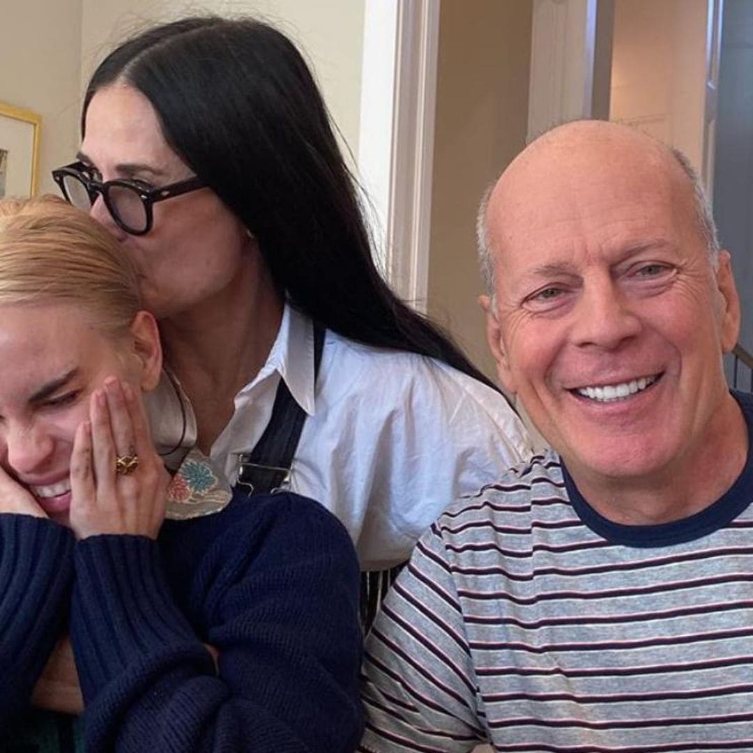 Bruce Willis le corta el pelo a su hija, al estilo teniente O'Neil, y el resultado es impresionante