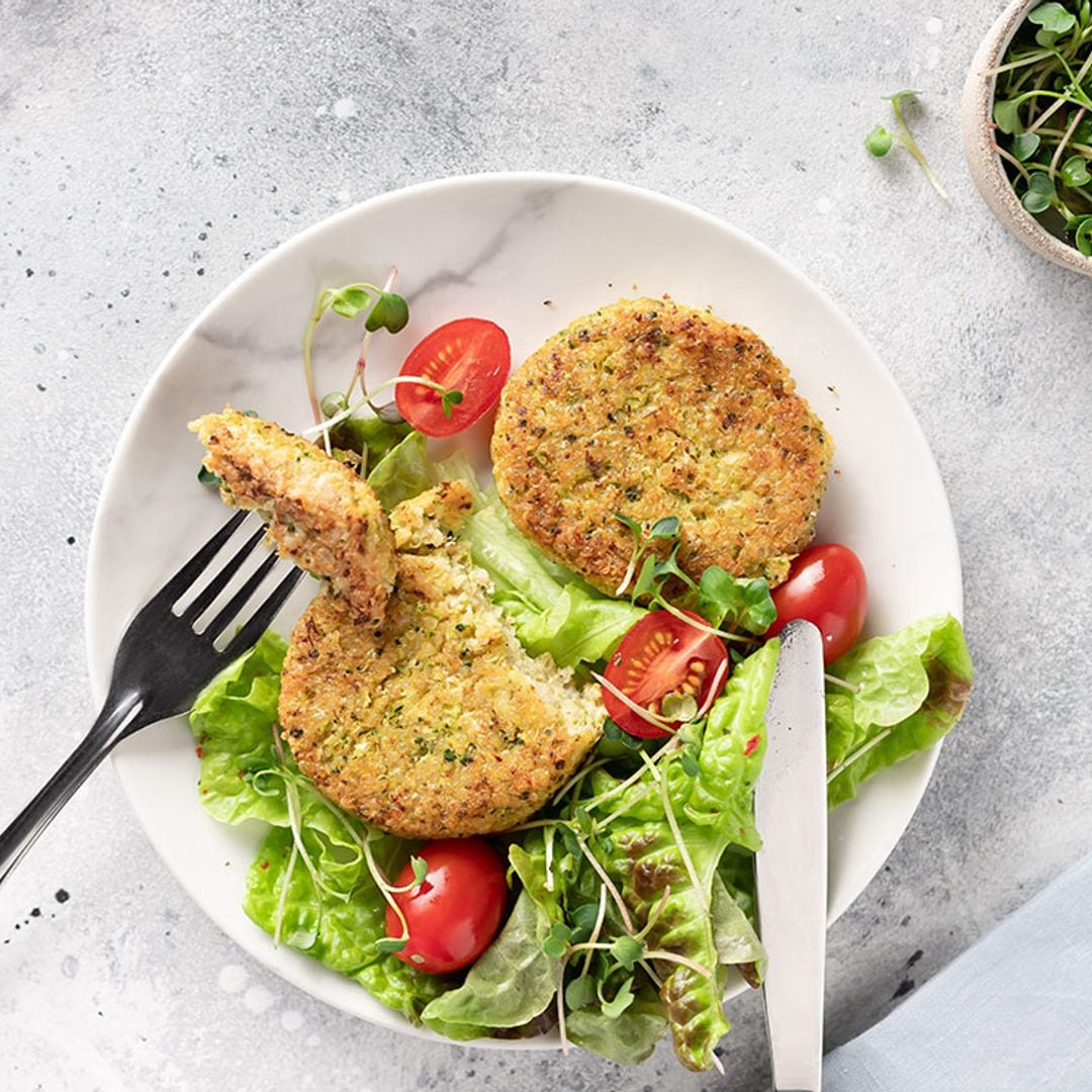 Hamburguesas veganas de brócoli y quinoa