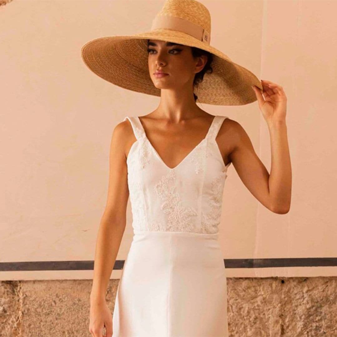 12 vestidos de novia con tirantes (y muy espectaculares) para hacer frente al calor