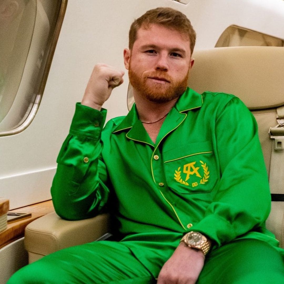 El increíble look con el que el Canelo Álvarez llegó a Las Vegas para su pelea