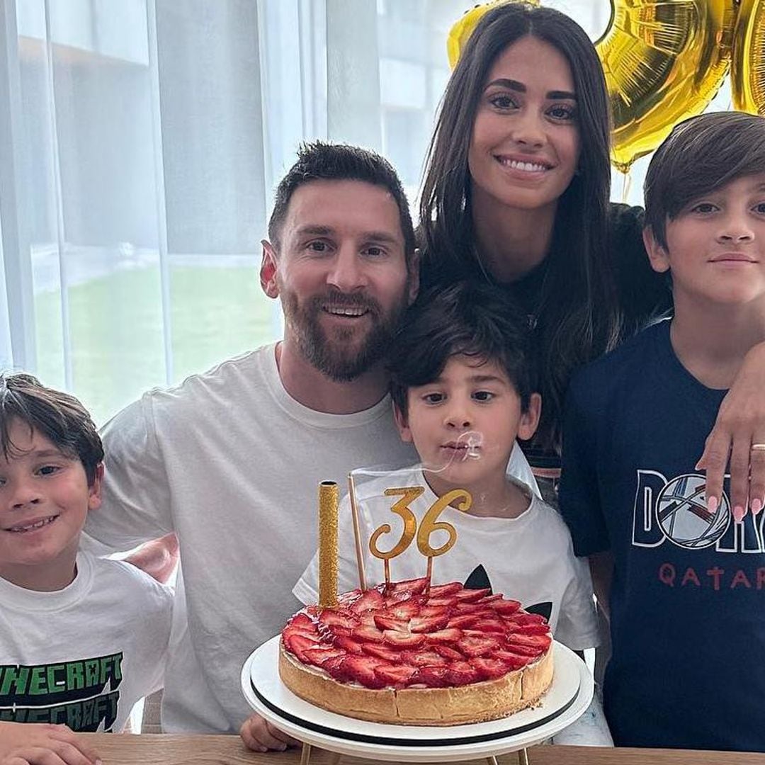 Rodeado del amor de su familia, así celebró Messi su cumpleaños número 36