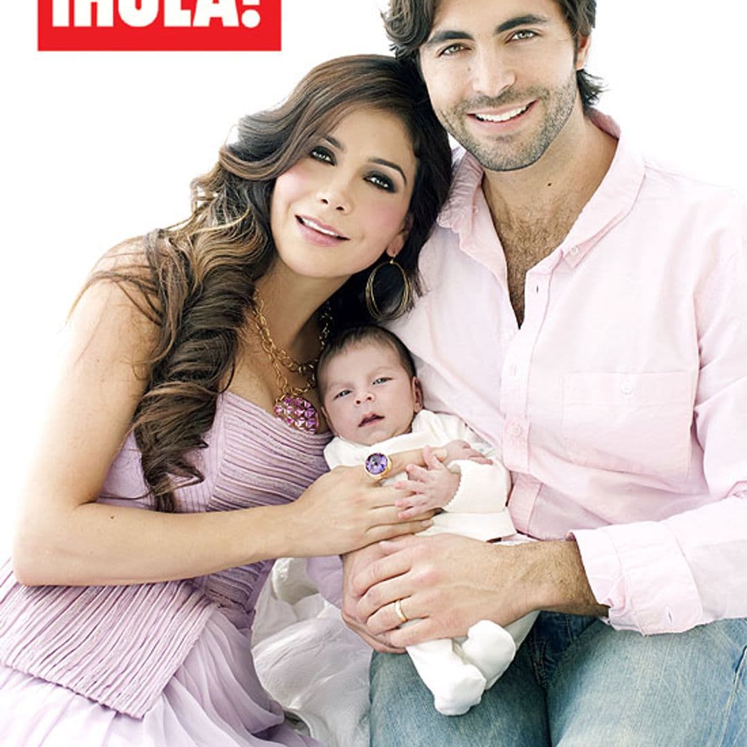 EXCLUSIVA HOLA: Patty Manterola y Forrest Kolb presentan por primera vez a su hijo Lucca Leo